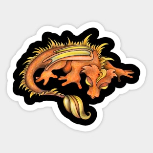 sleeping dragon Sticker